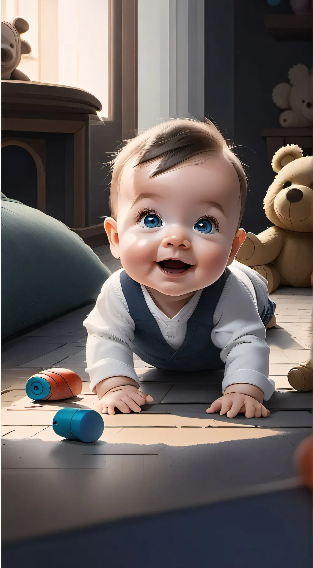 ai character: Léo  background