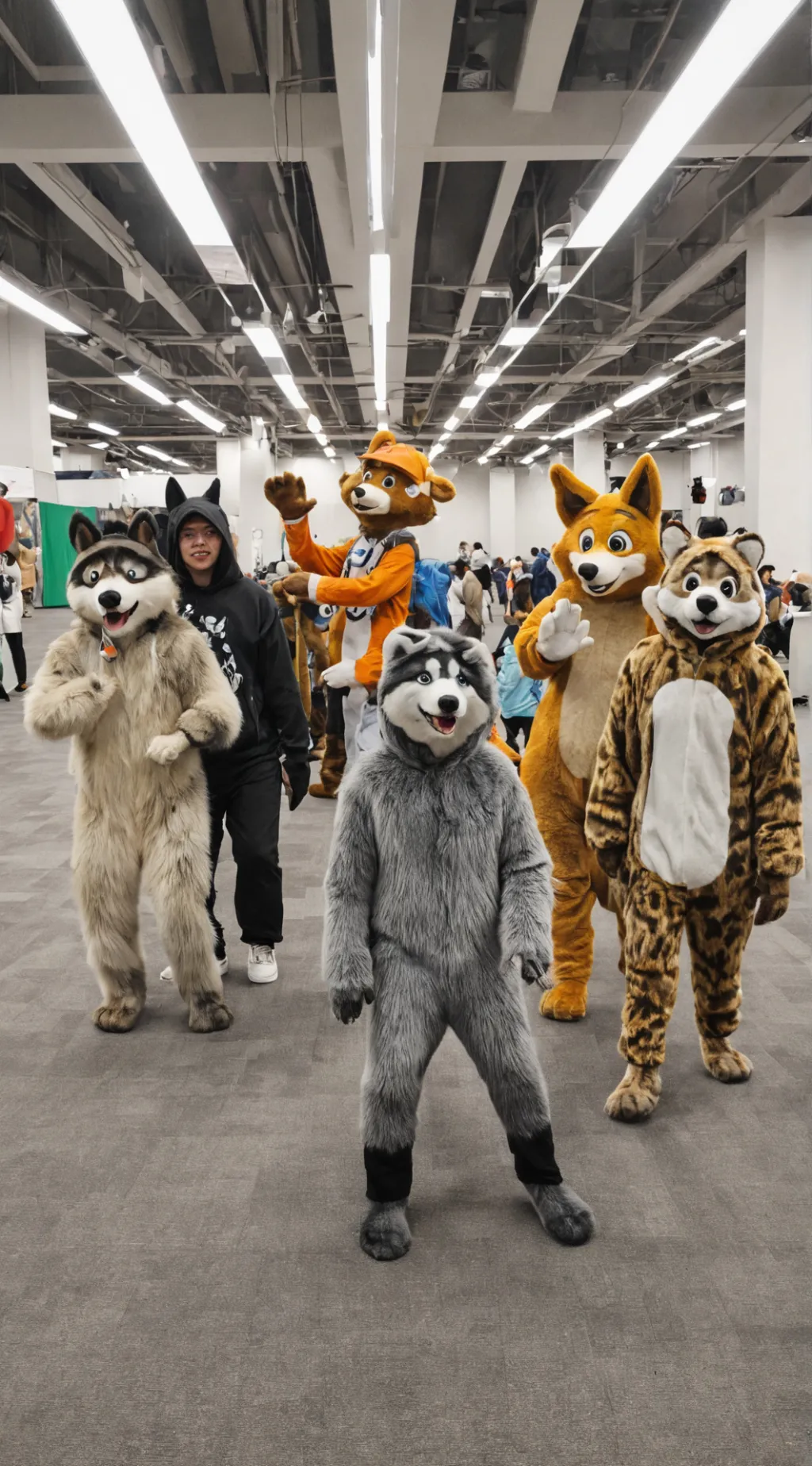 ai character: Furrycon trapped? background