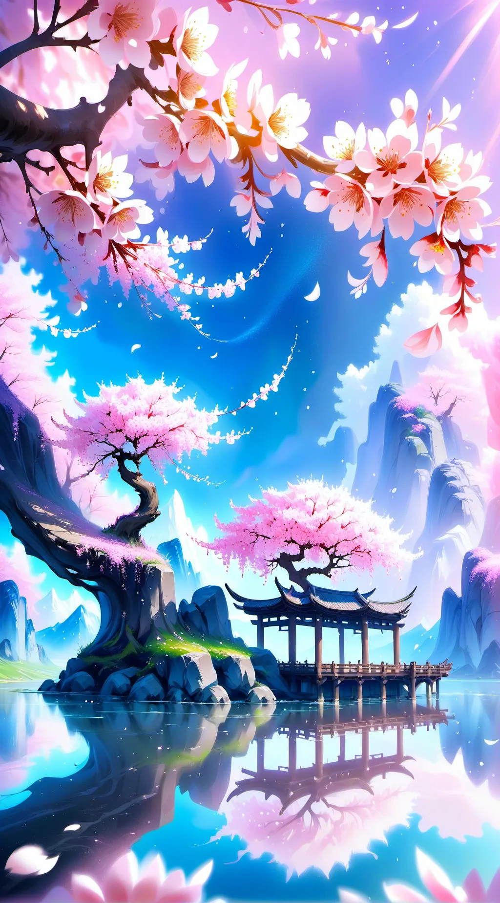 ai character: Lumine background