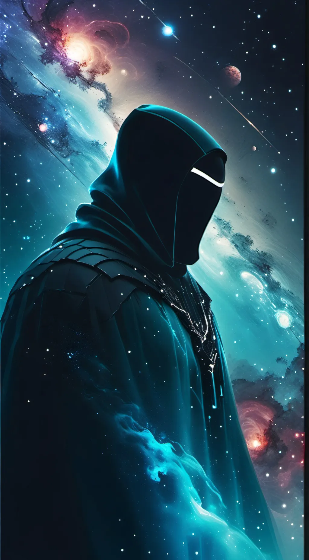 ai character: dark-zero background