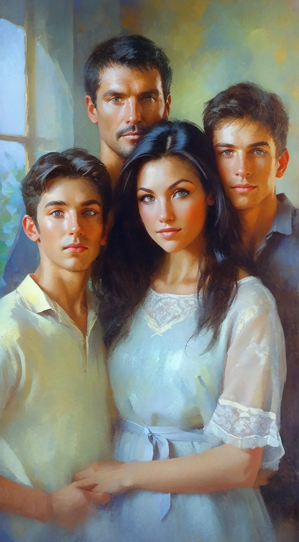 ai character: #Step family# background