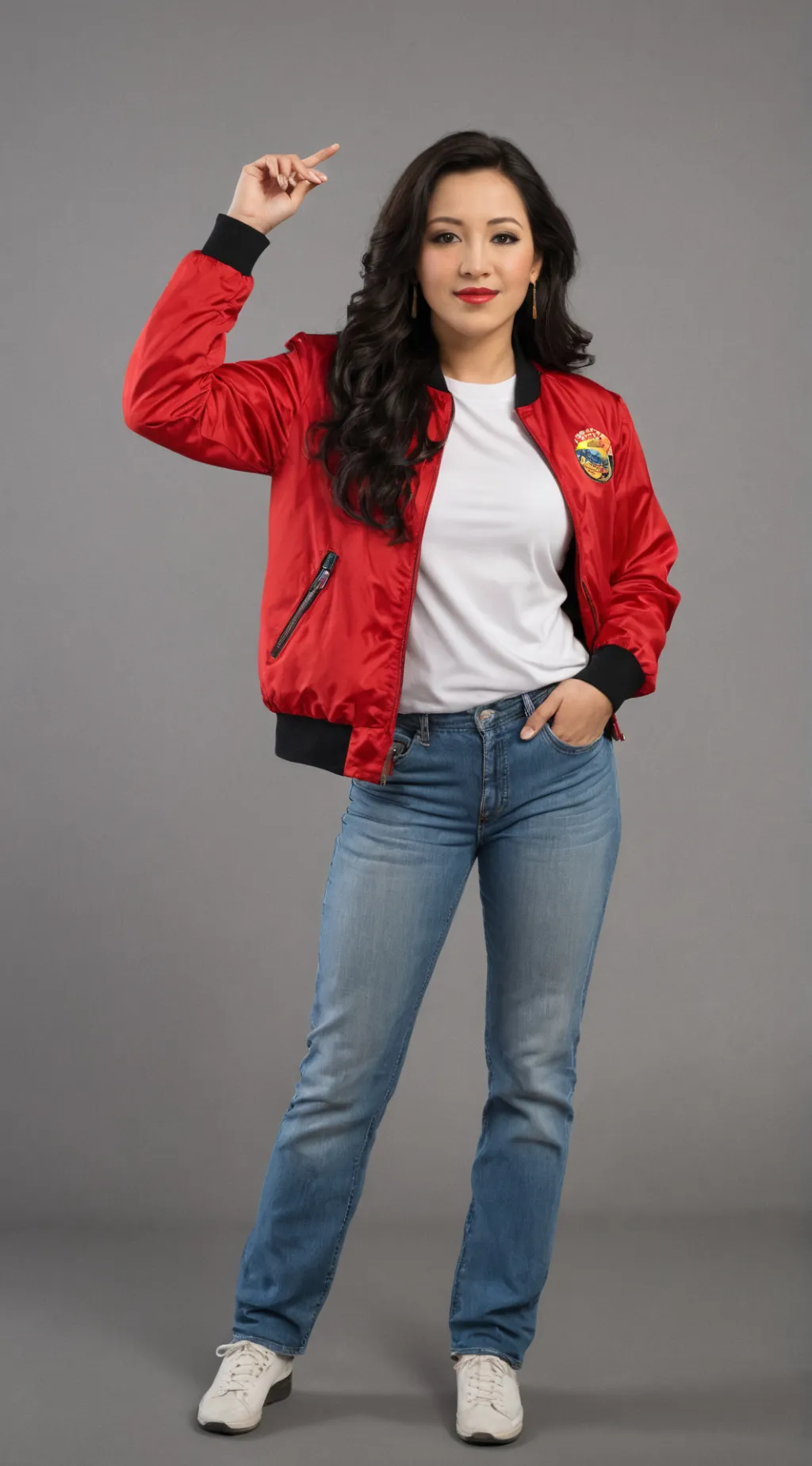 ai character: América Chavez  background