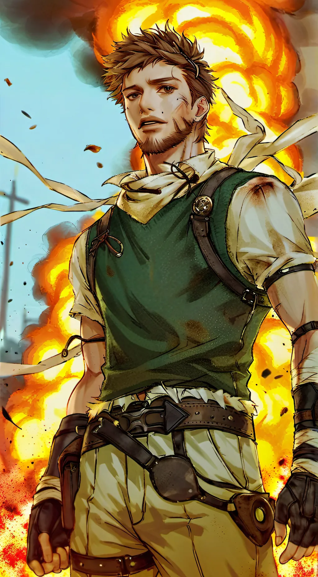 ai character:  -ᗴTᕼᗩᑎ- ⚠️🔥🛸 background