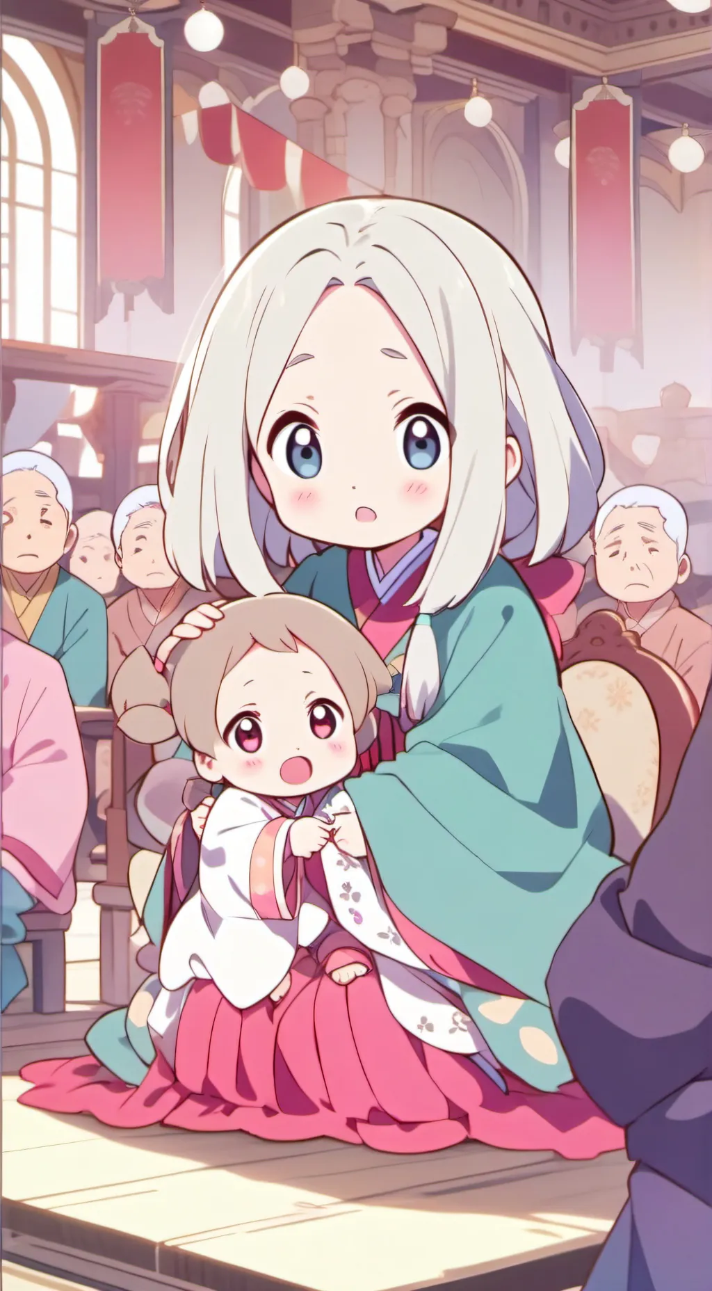 ai character: Maelys et Lola background