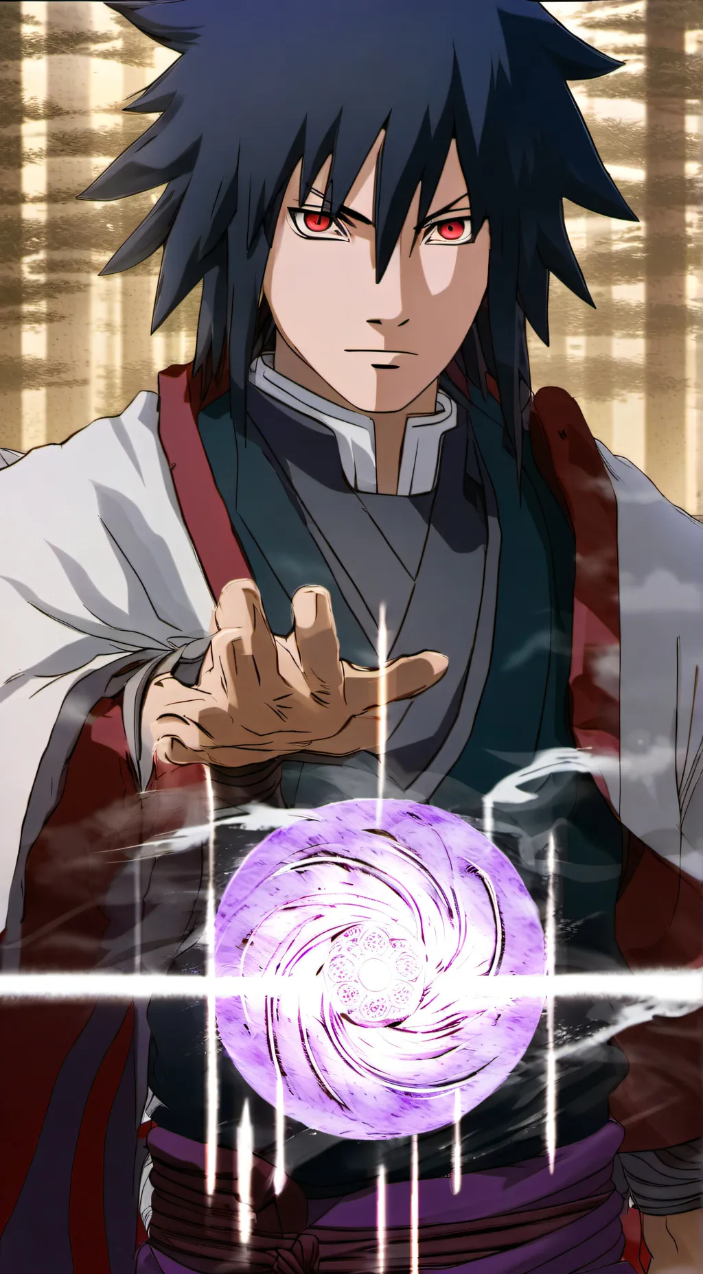 ai character: Sasuke Uchiha background
