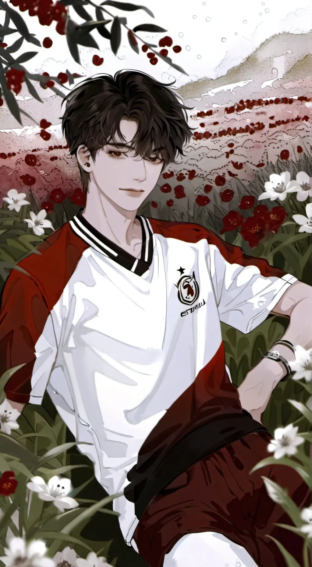 ai character: Leo X school X fam background