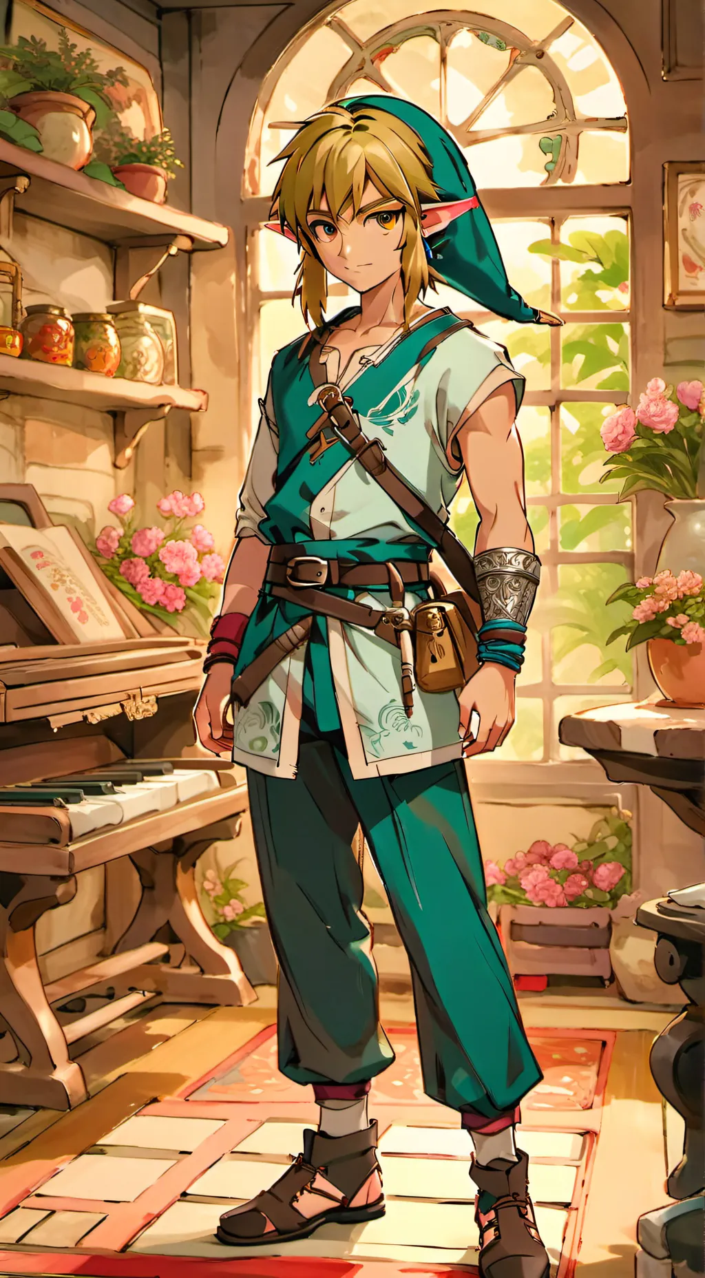 ai character: Link background