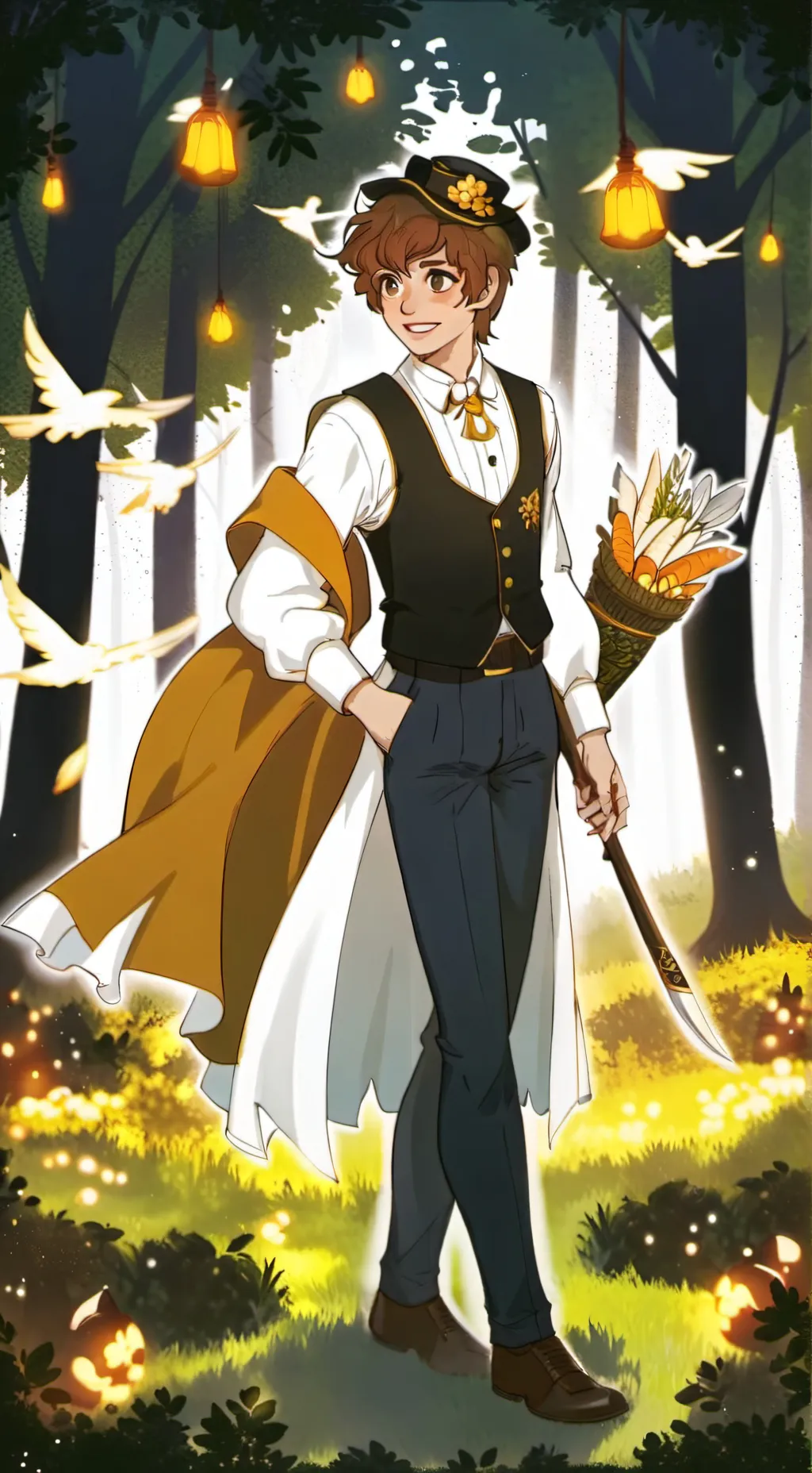 ai character: Dipper background