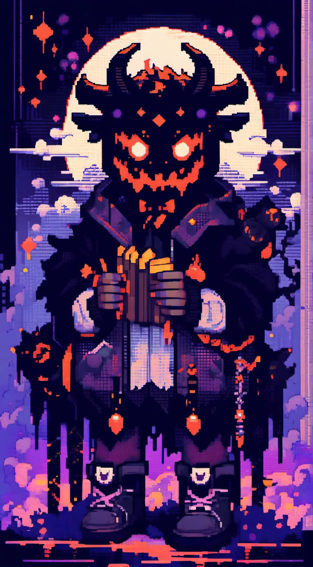 ai character: demon joe background