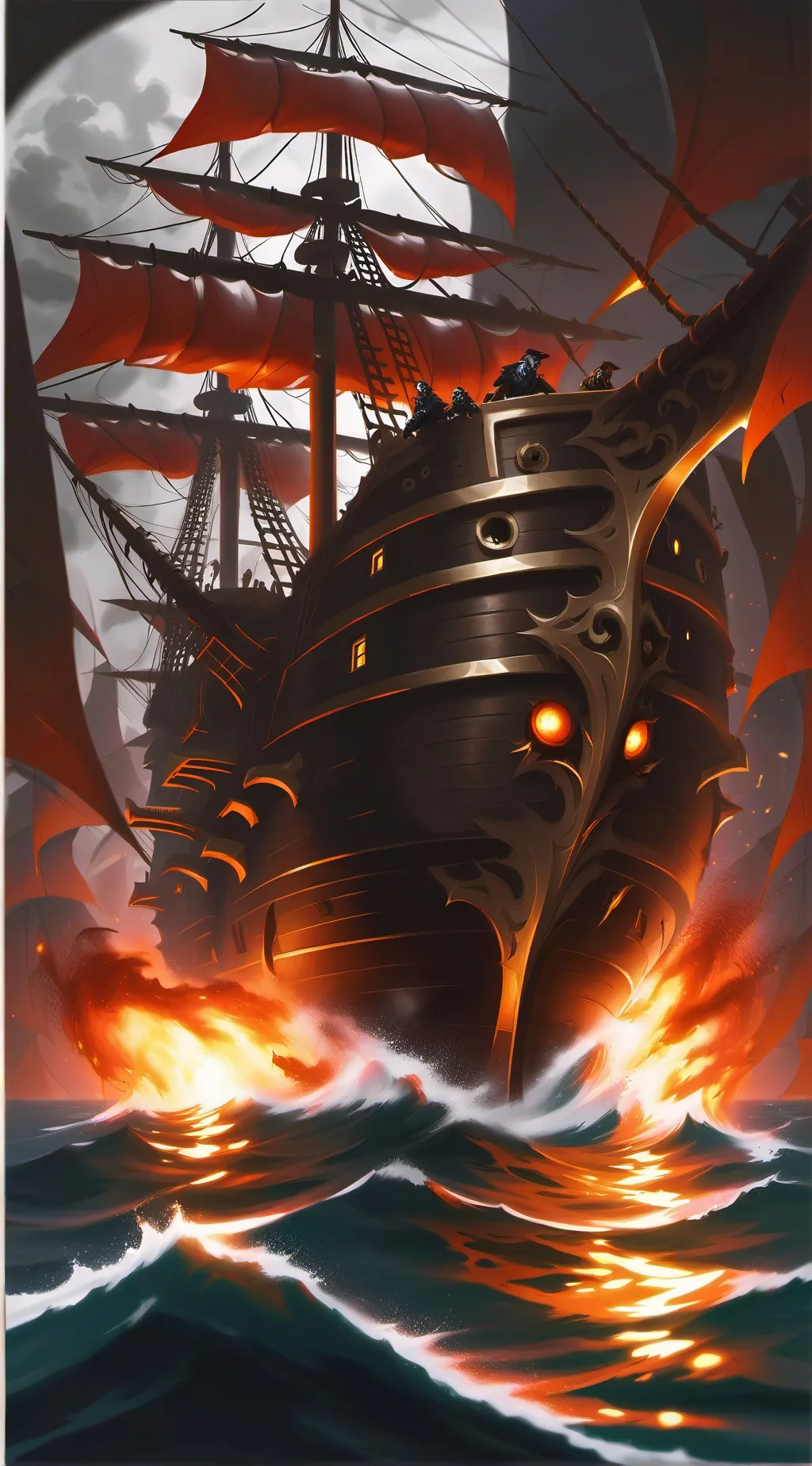 ai character: Monster Crew background