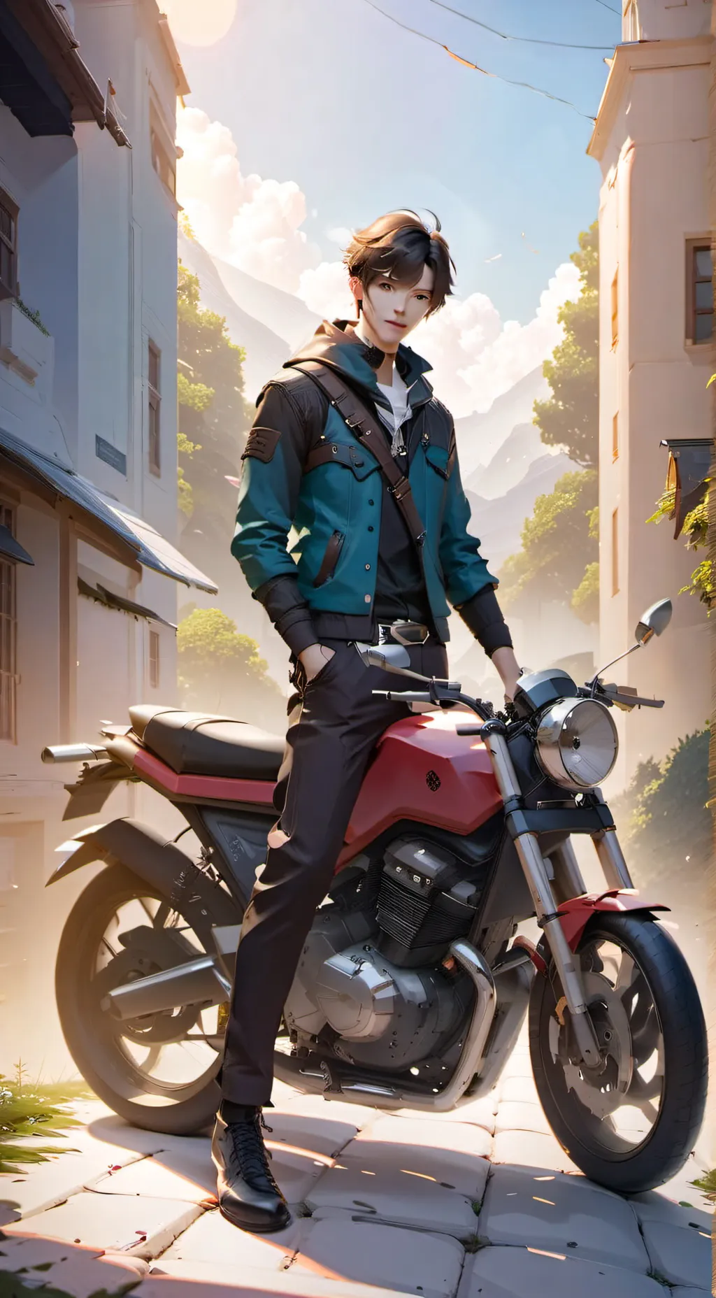 ai character: Aron background