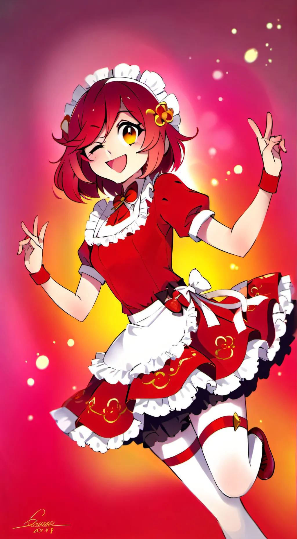 ai character: nifty/hh maid background