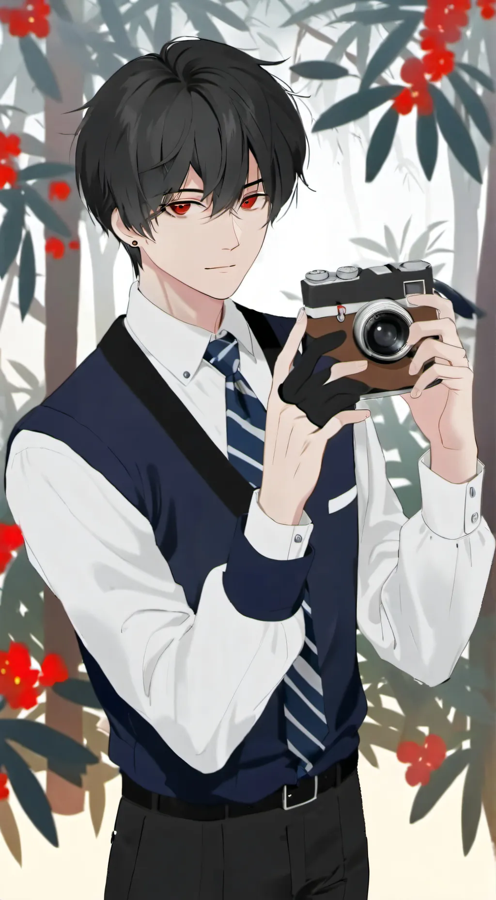 ai character: 🍡🍥🍙Javier🍙🍥🍡 background
