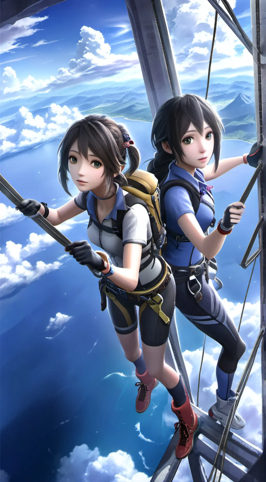 ai character: fall background