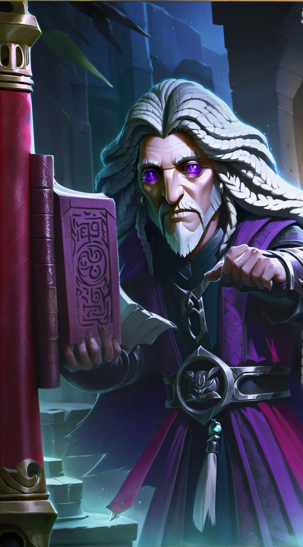 ai character: Ahl background