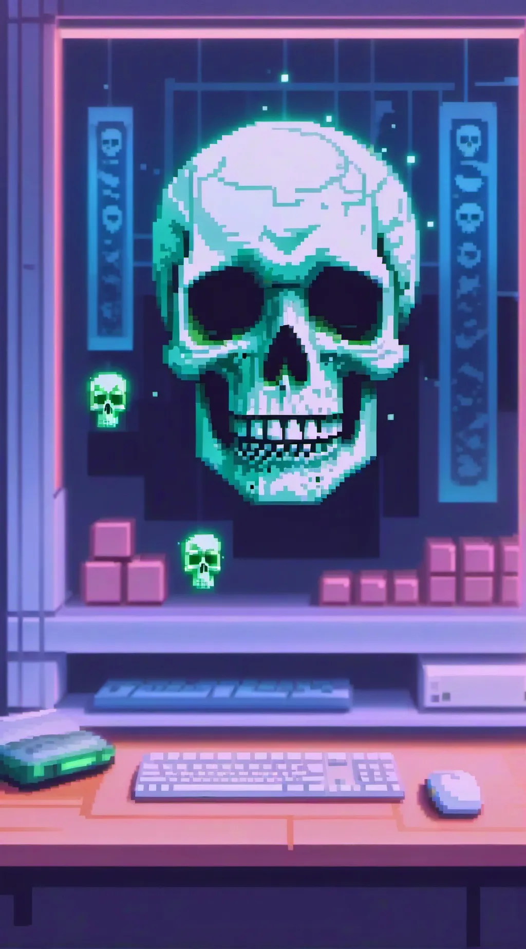 ai character: The internet background