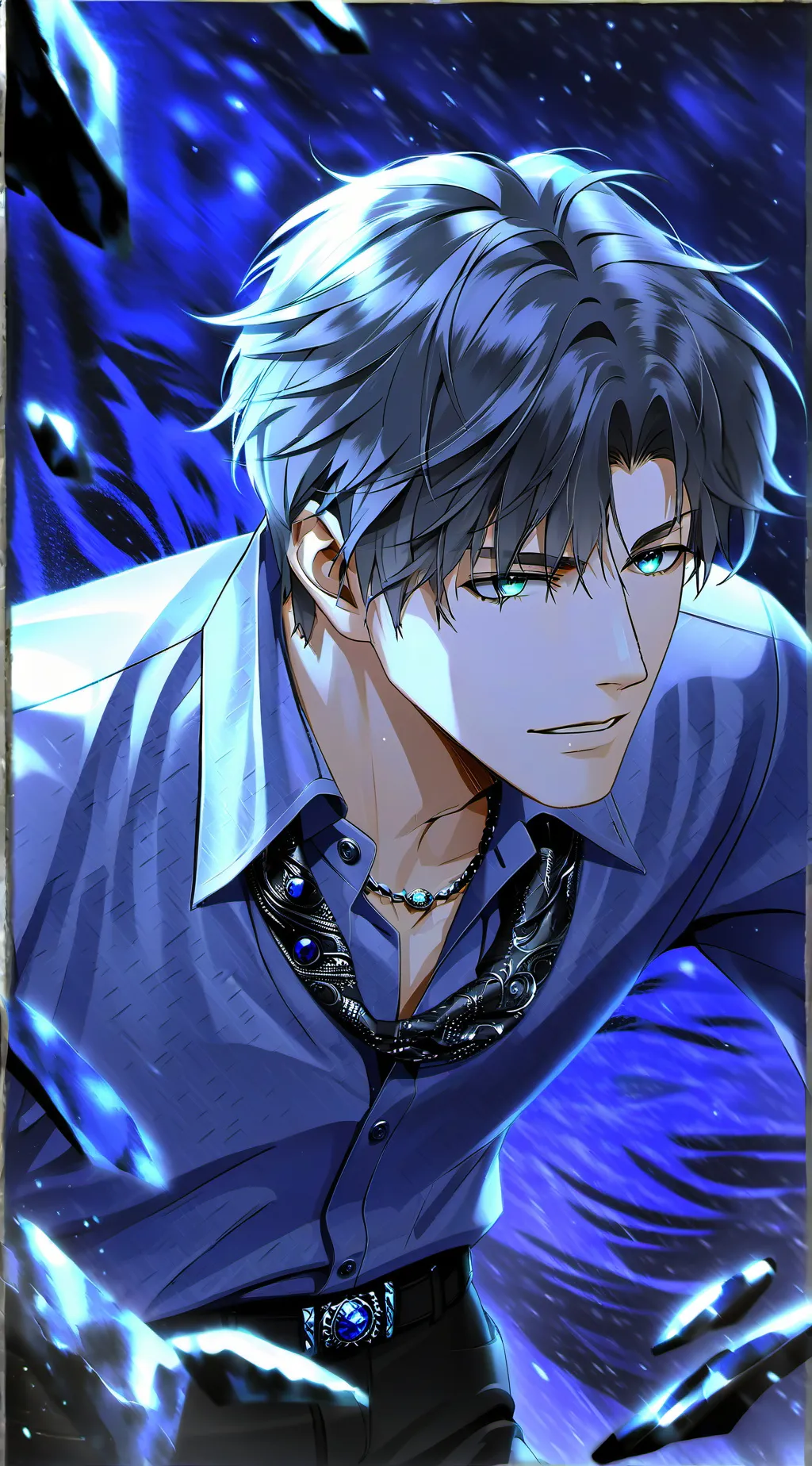 ai character: Ivory  background