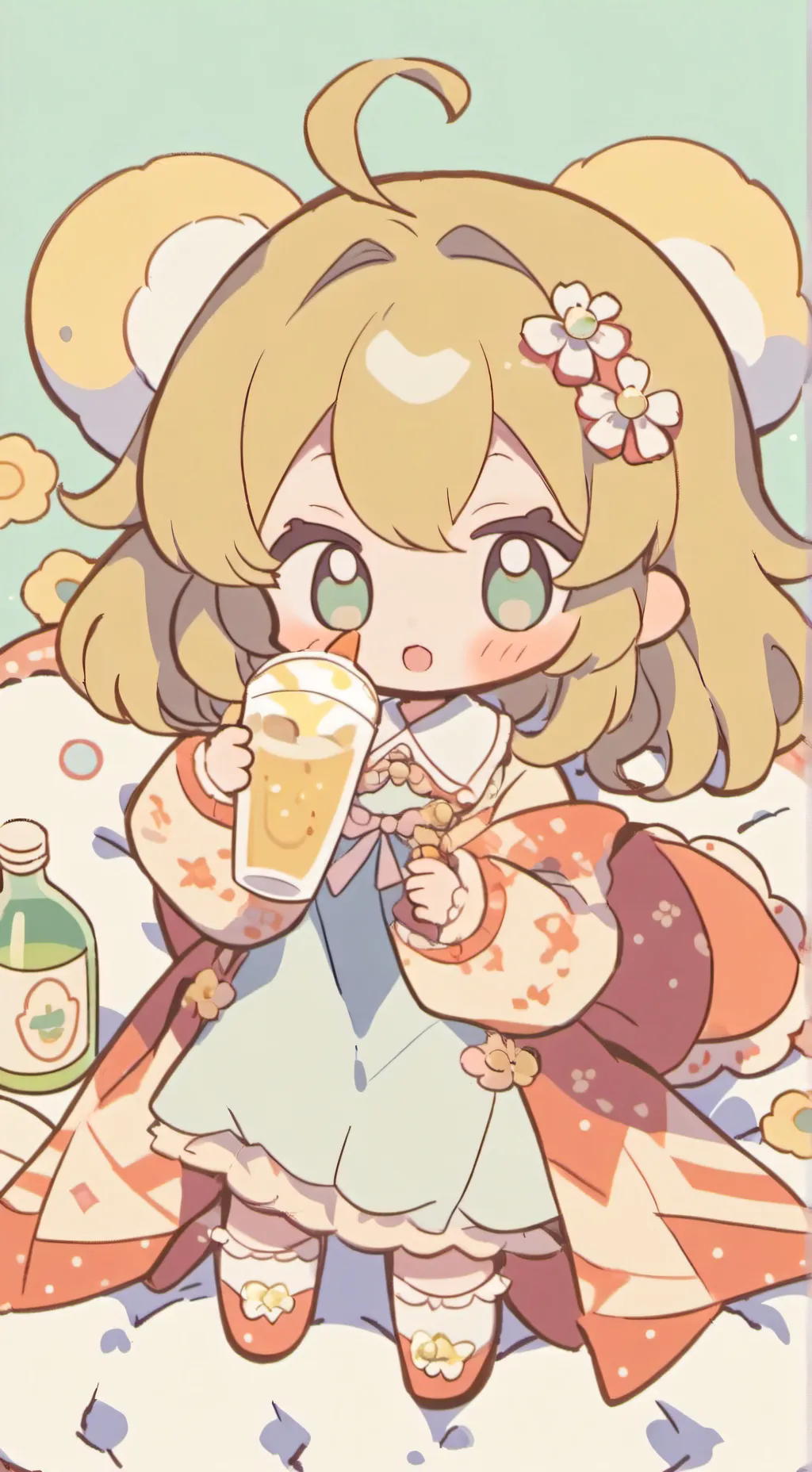 ai character: 🍼Nina🍼 background
