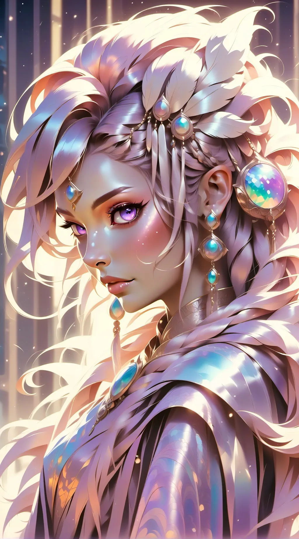 ai character: La bella  background