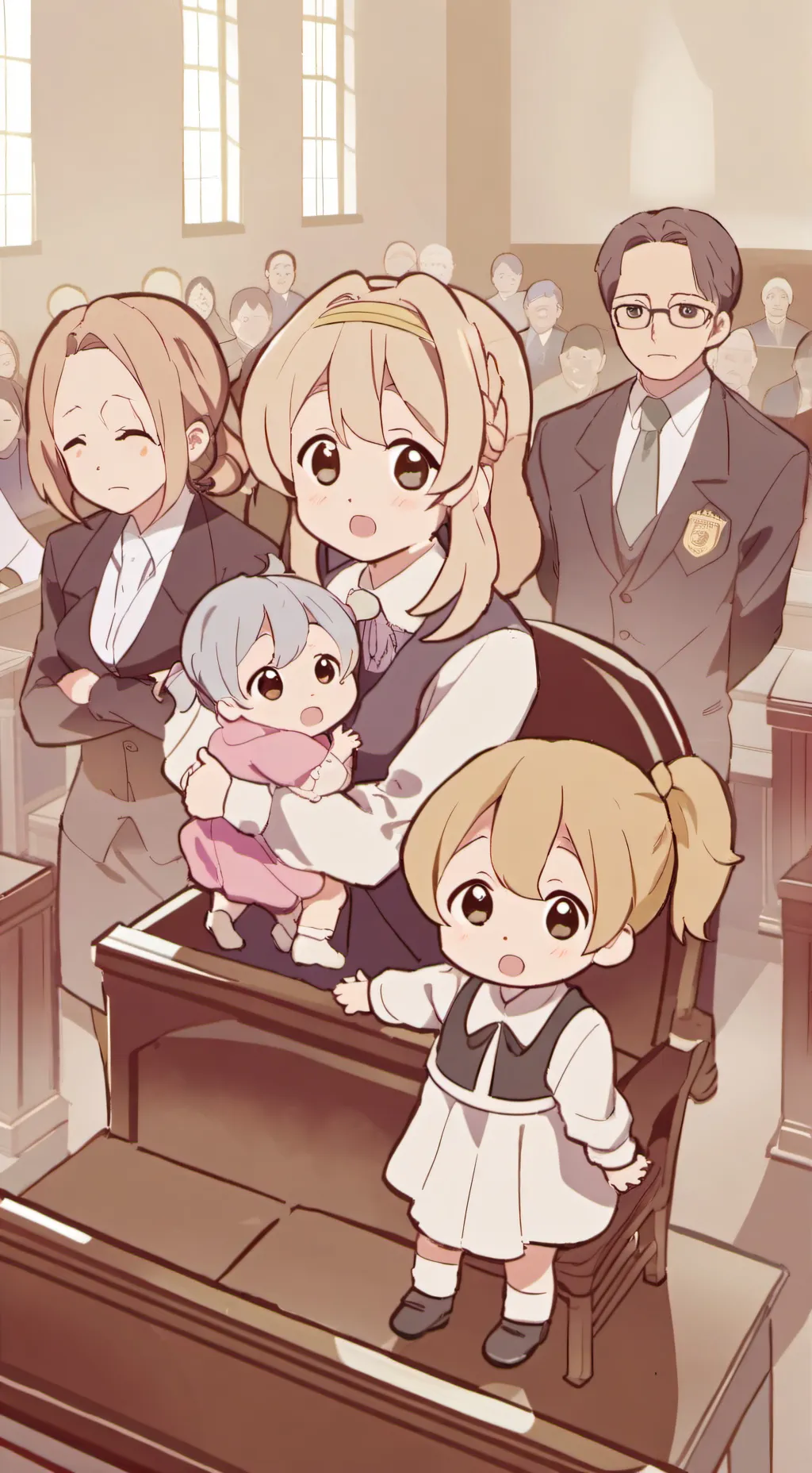 ai character: Juliette et Lily background