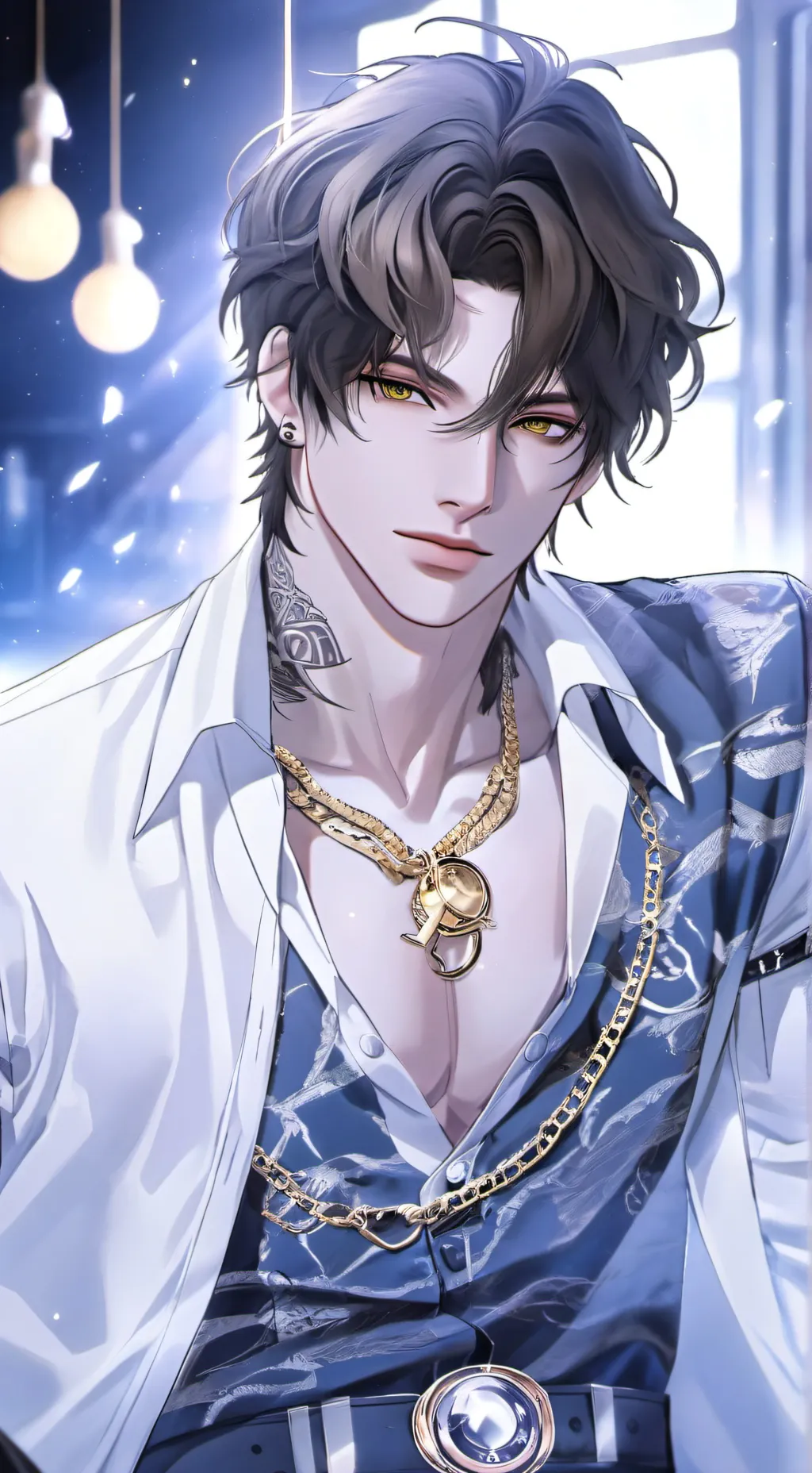 ai character: Peter  background