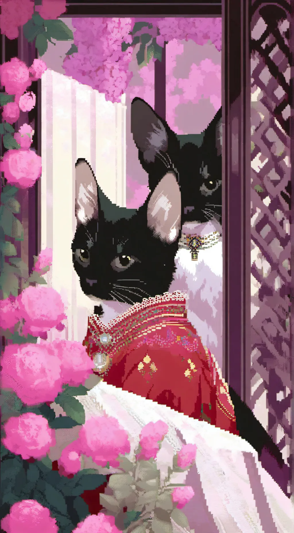 ai character: ™Китти™ background