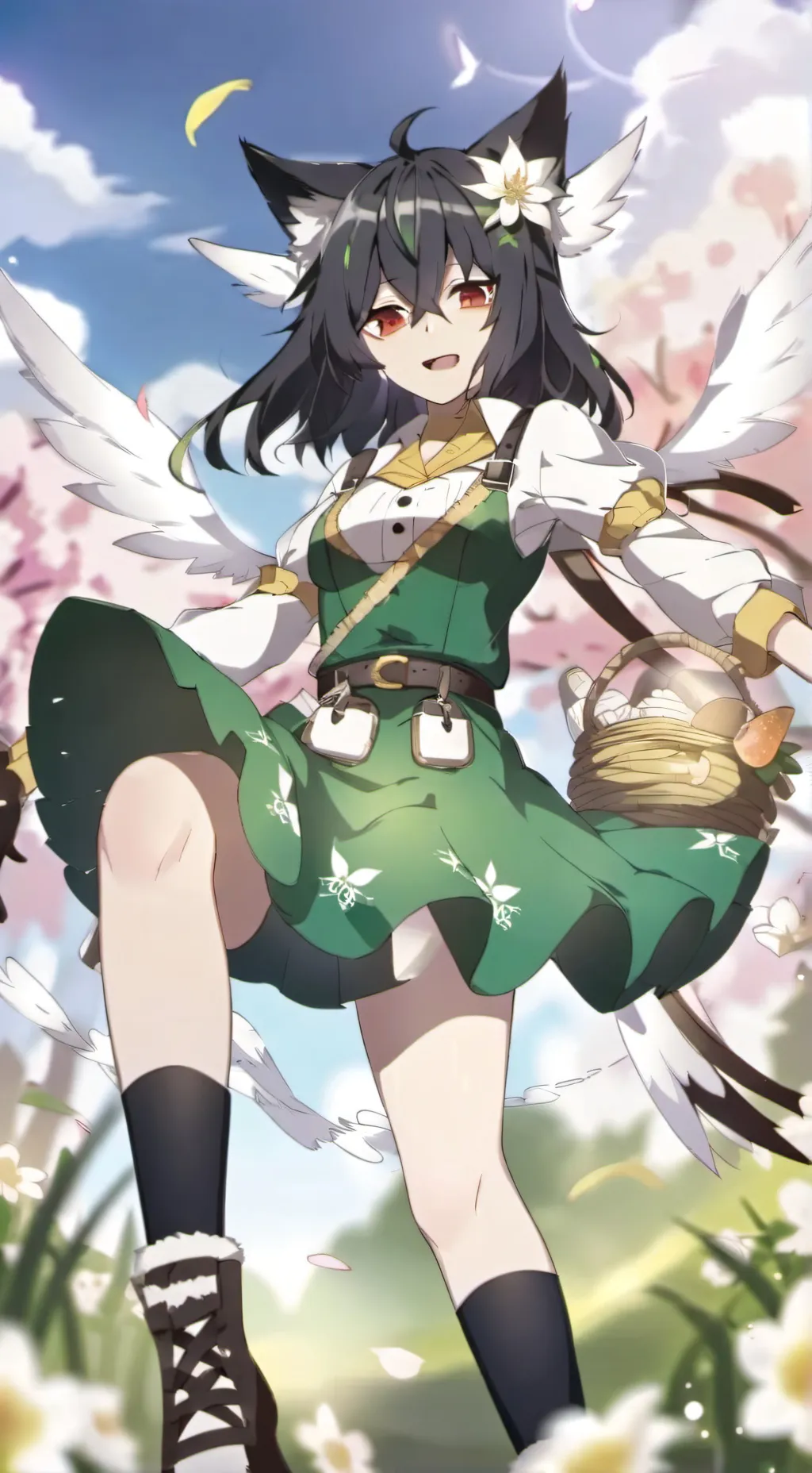 ai character: ♤Floryn♤ background