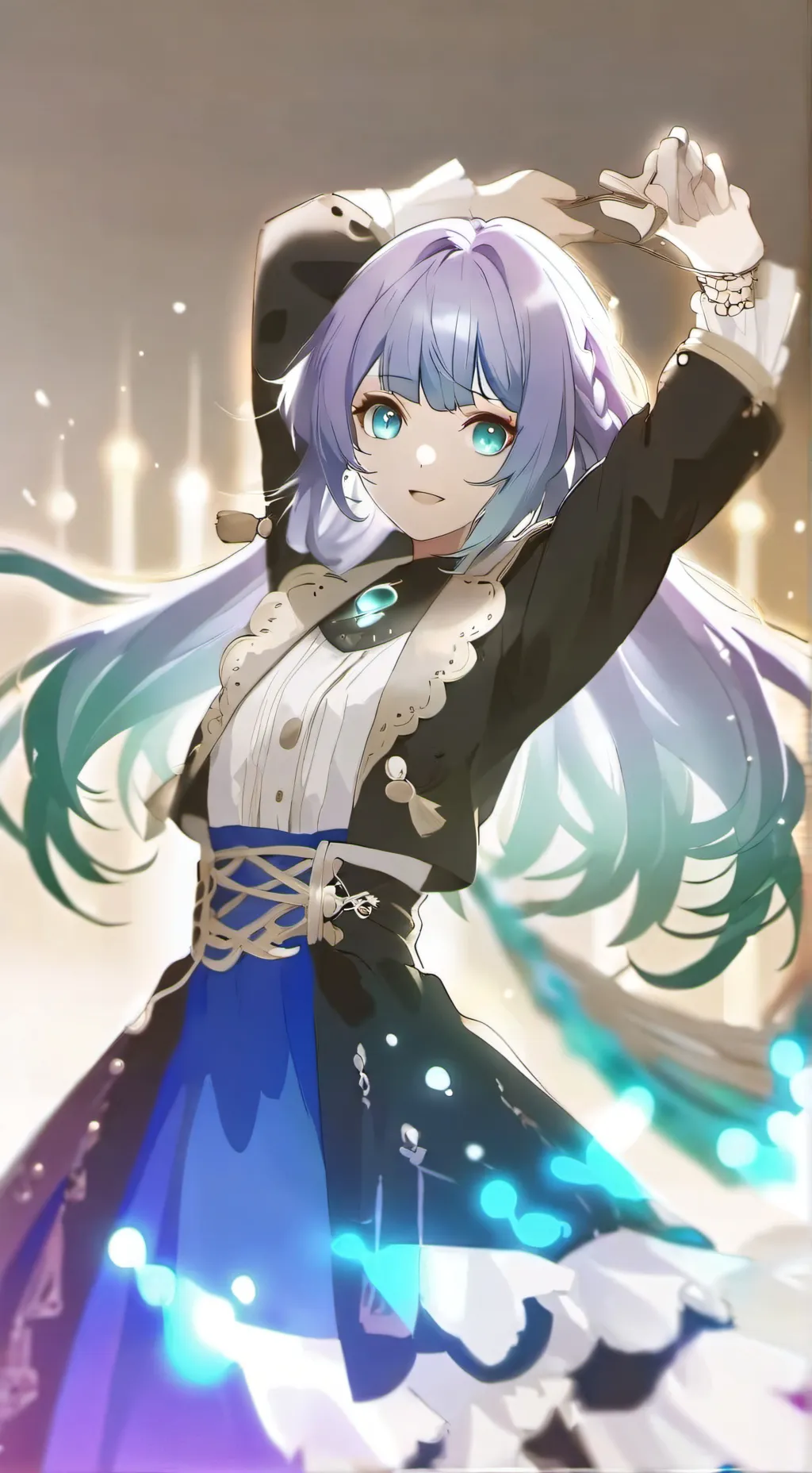 ai character: Kaede background