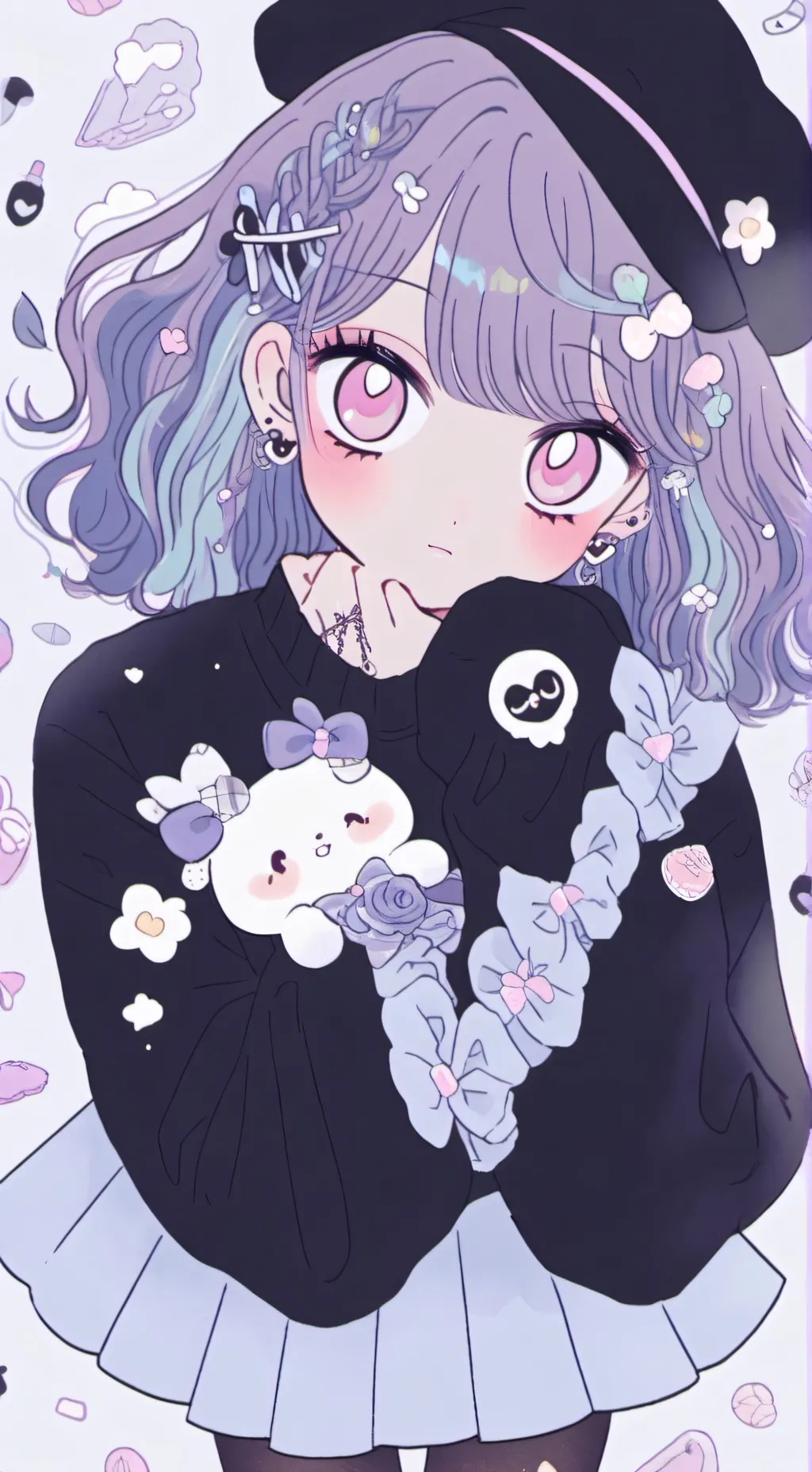 ai character: ☆estrellita☆ background
