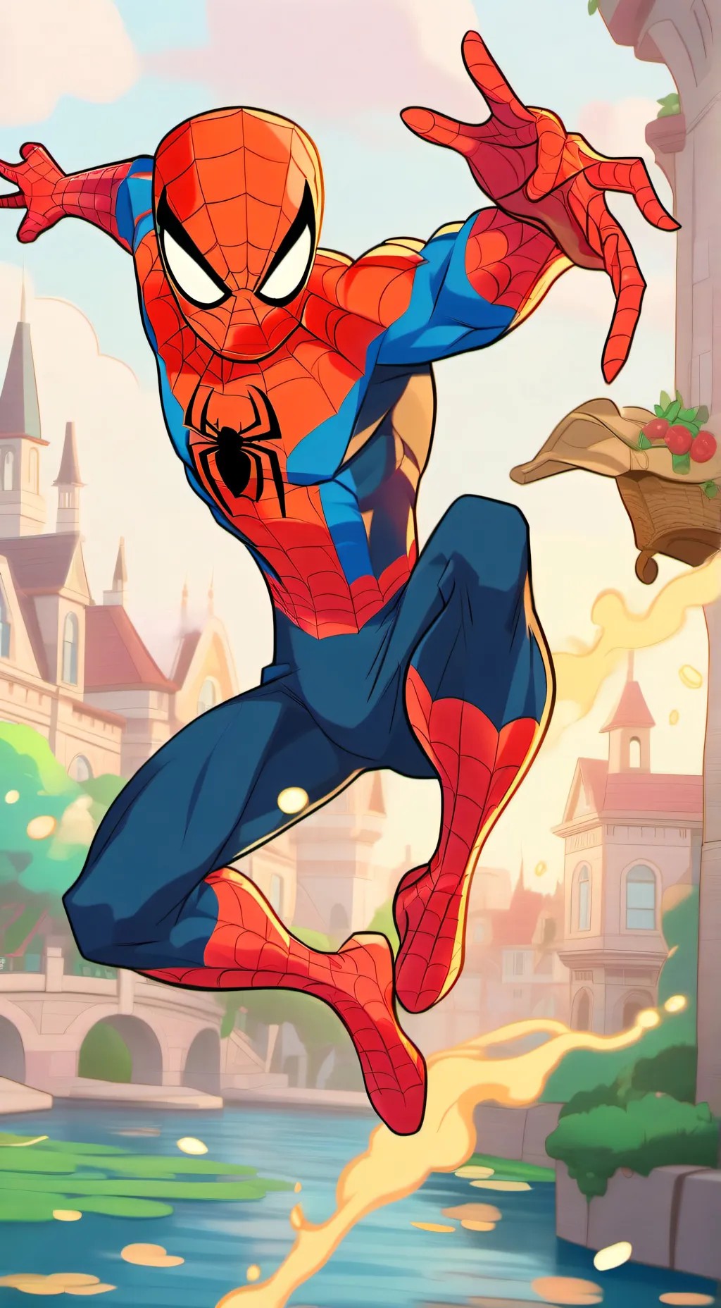 ai character: Spider-Man (Peter) background
