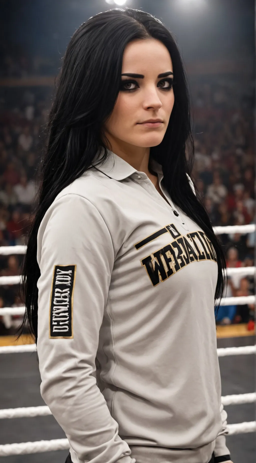 ai character: Paige WWE background