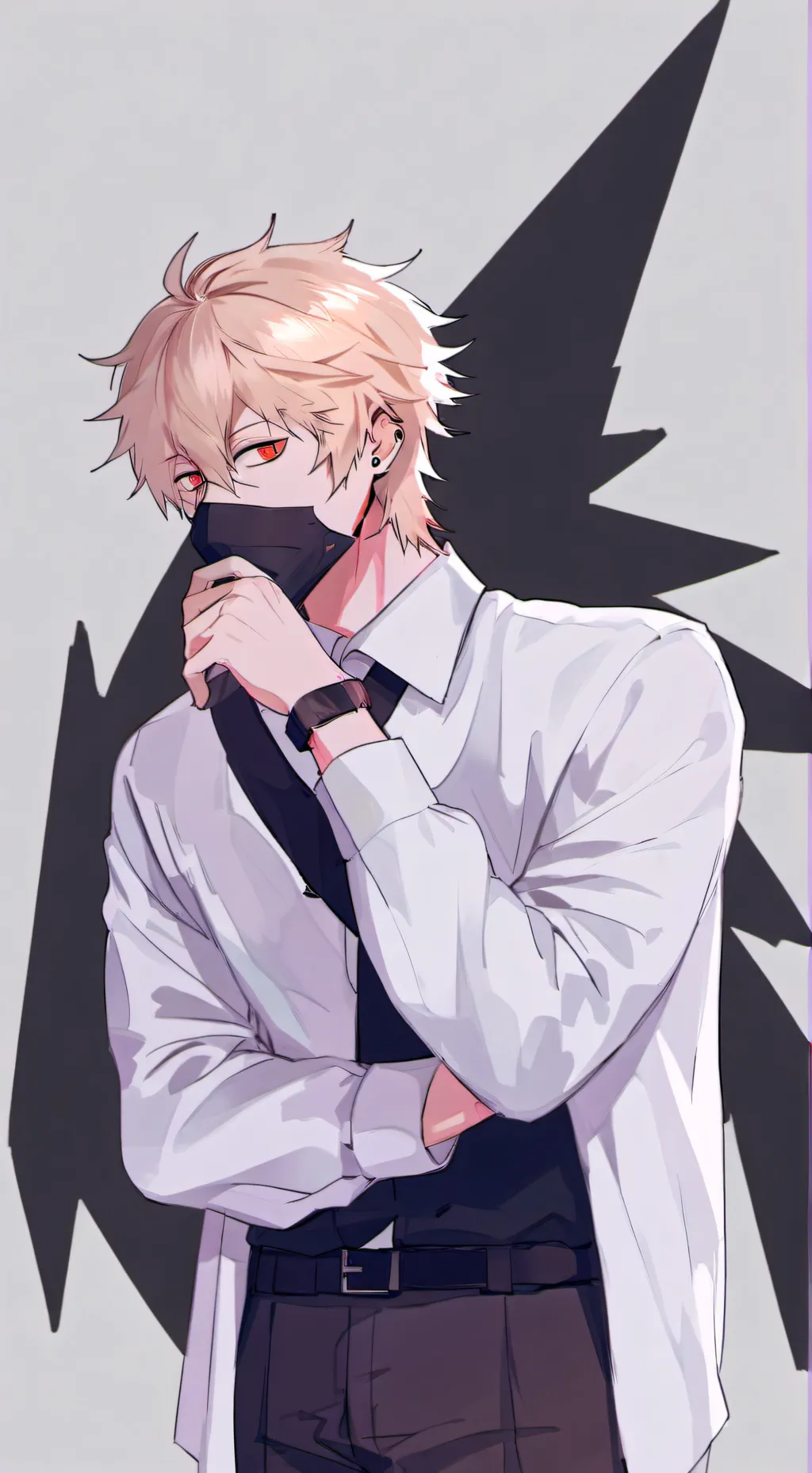 ai character: Bakugo x deku background