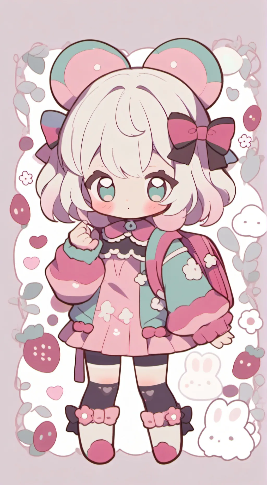 ai character: Bebe magico background