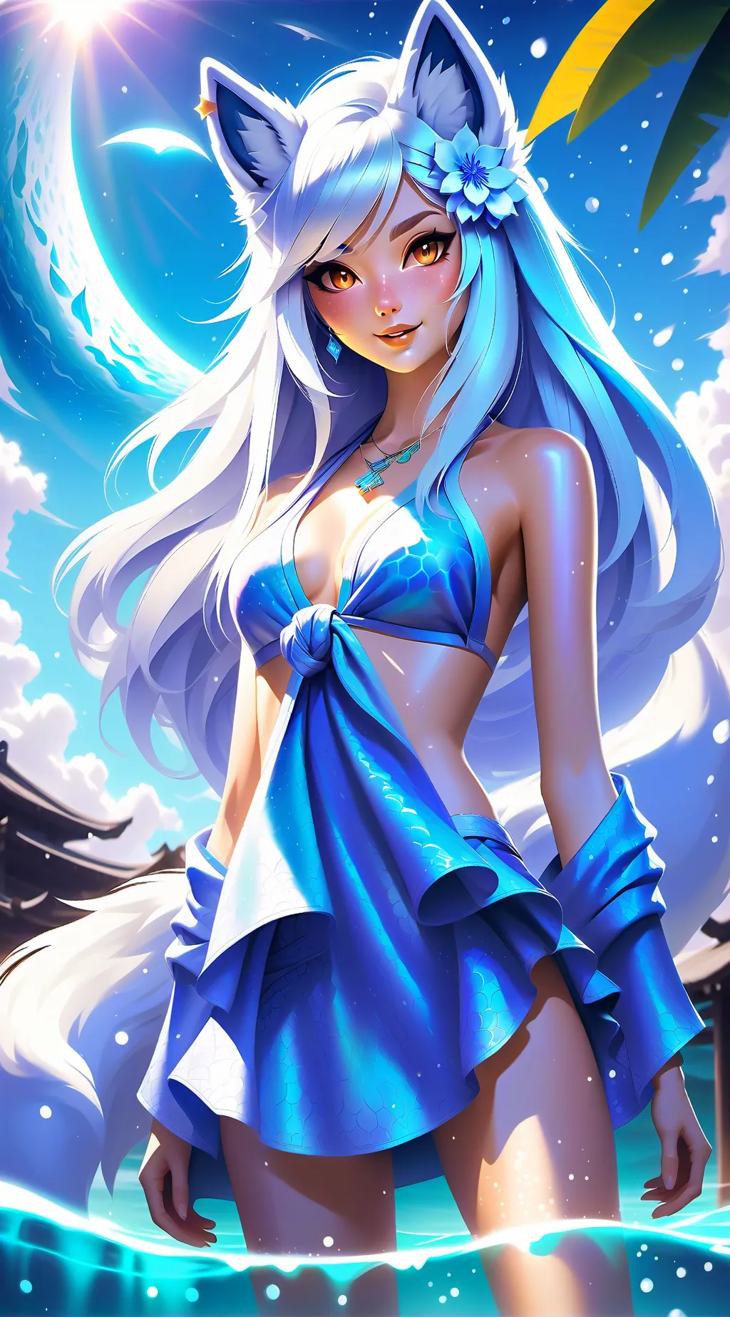 ai character: Selene background