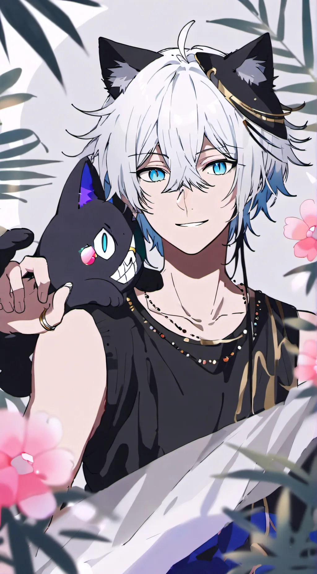 ai character: Mystic Laser Furry background