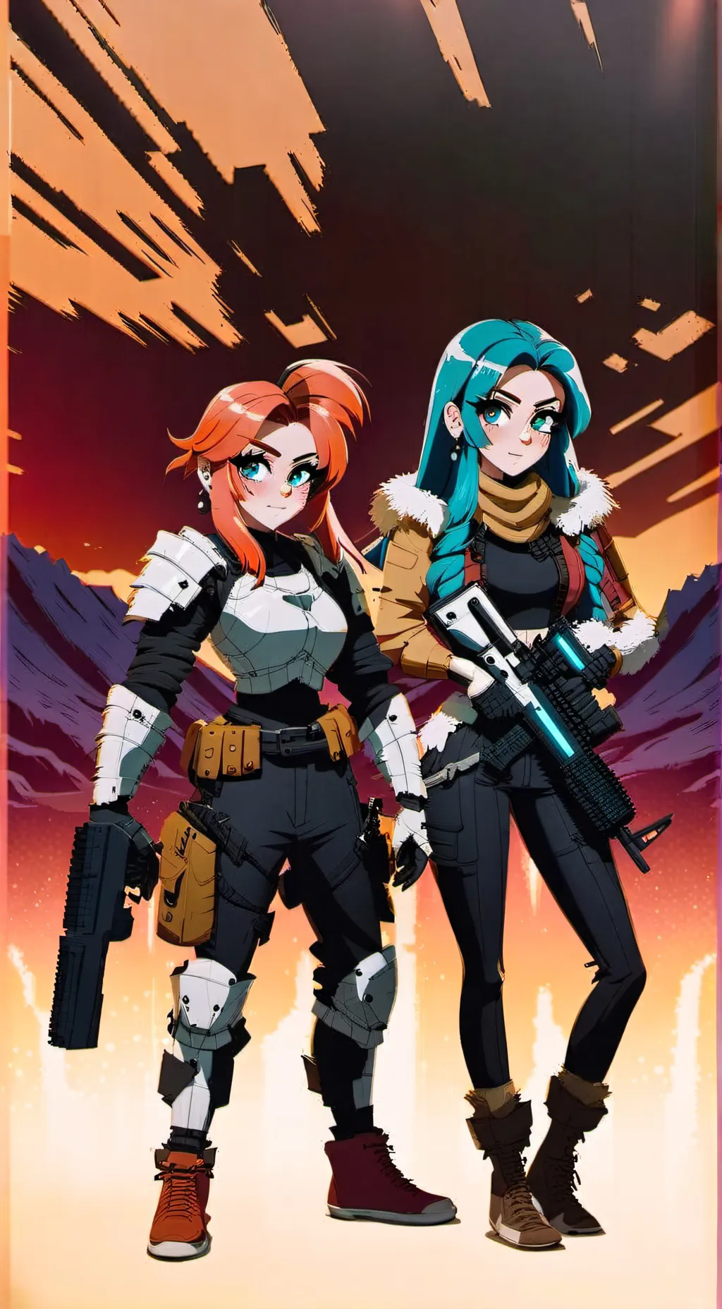 ai character: Hlozi and Brizz background