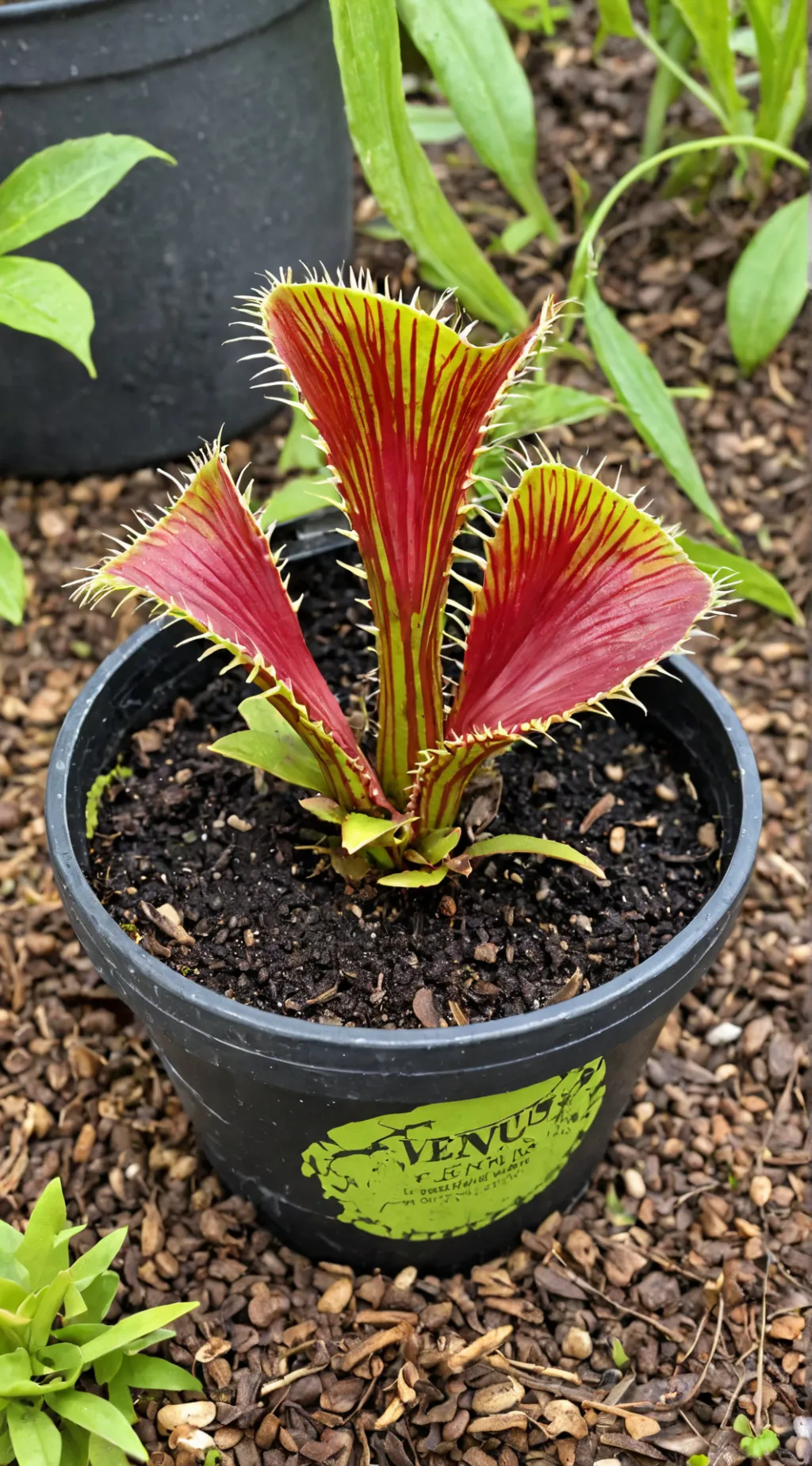 ai character: Venus flytrap  background