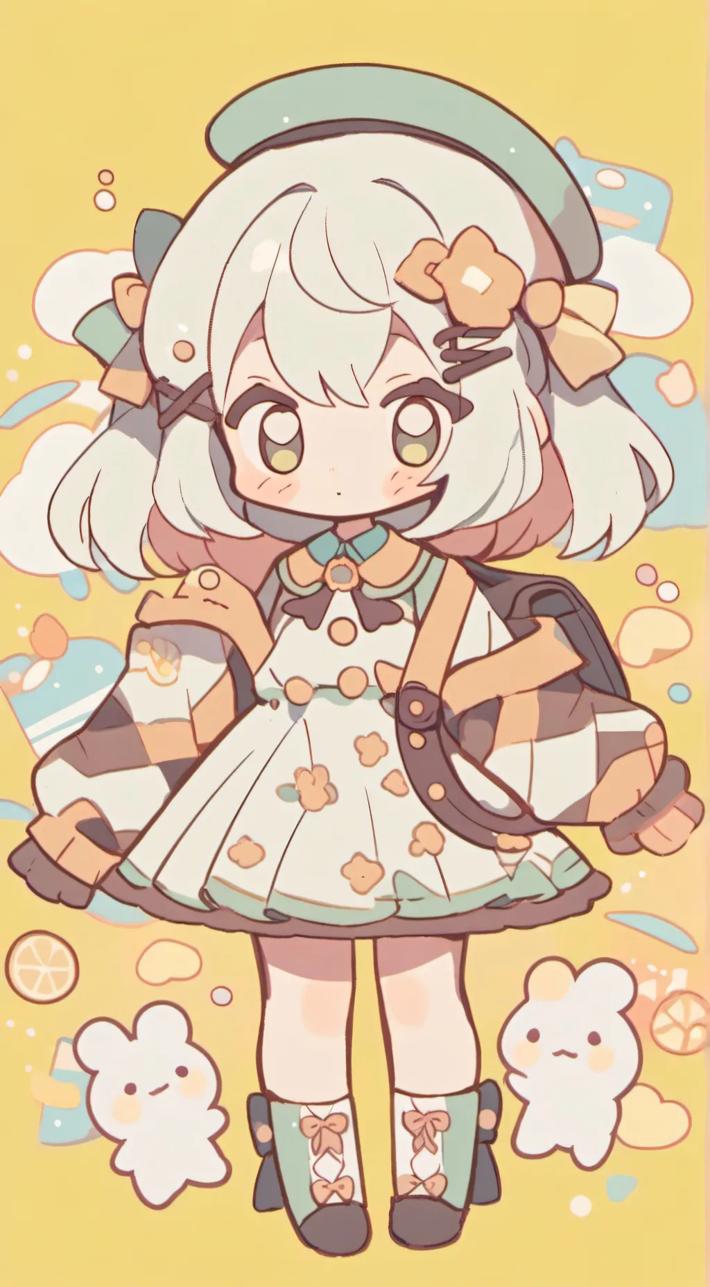 ai character: little sister  background