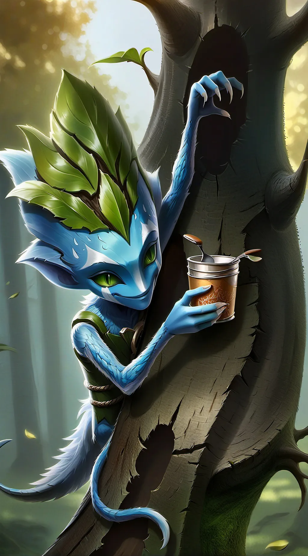 ai character: Sprig background