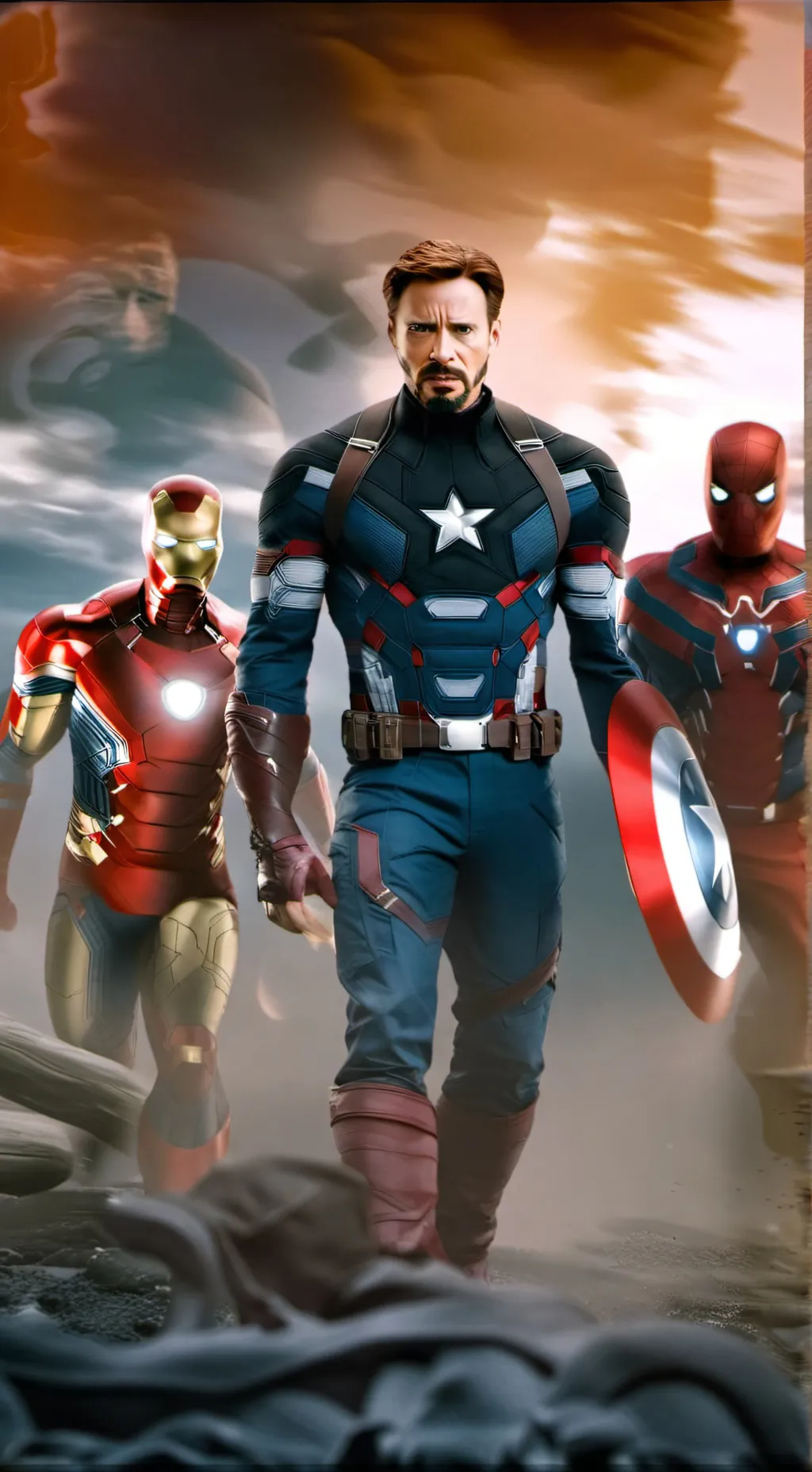 ai character: avengers end game background