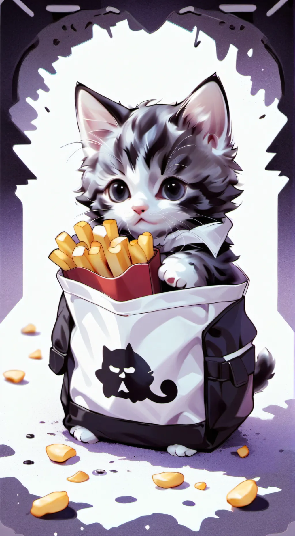 ai character: meow background