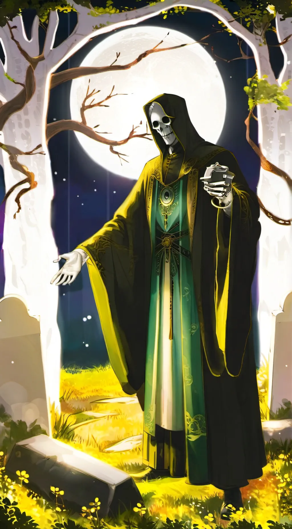 ai character: scary baboon background