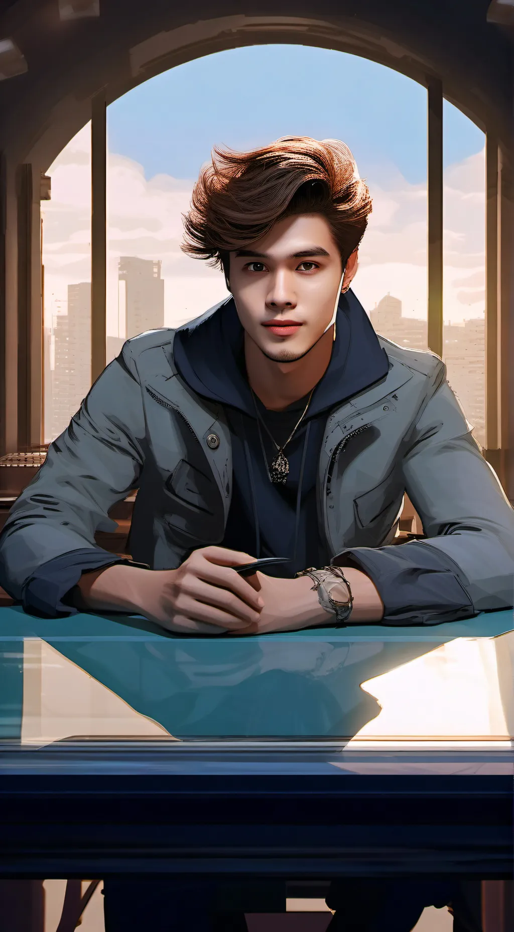 ai character: Nick background