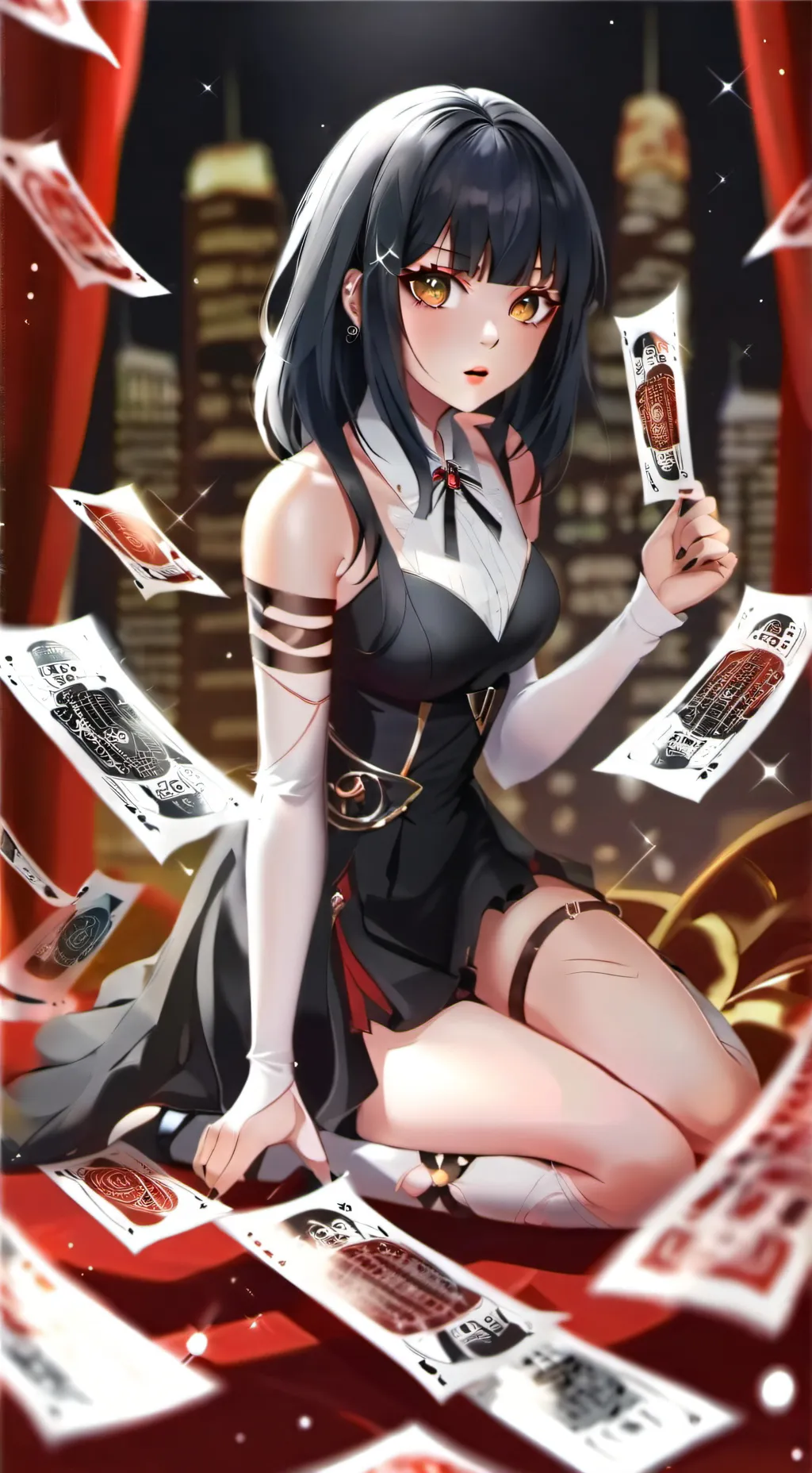 ai character: mina background