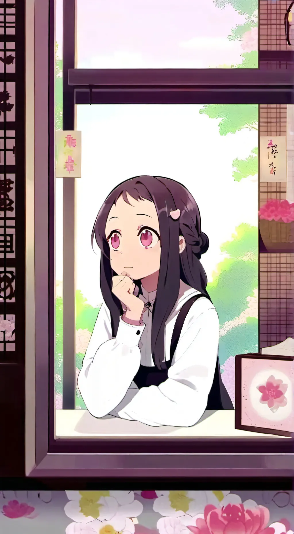 ai character: Naomi Iguro  background
