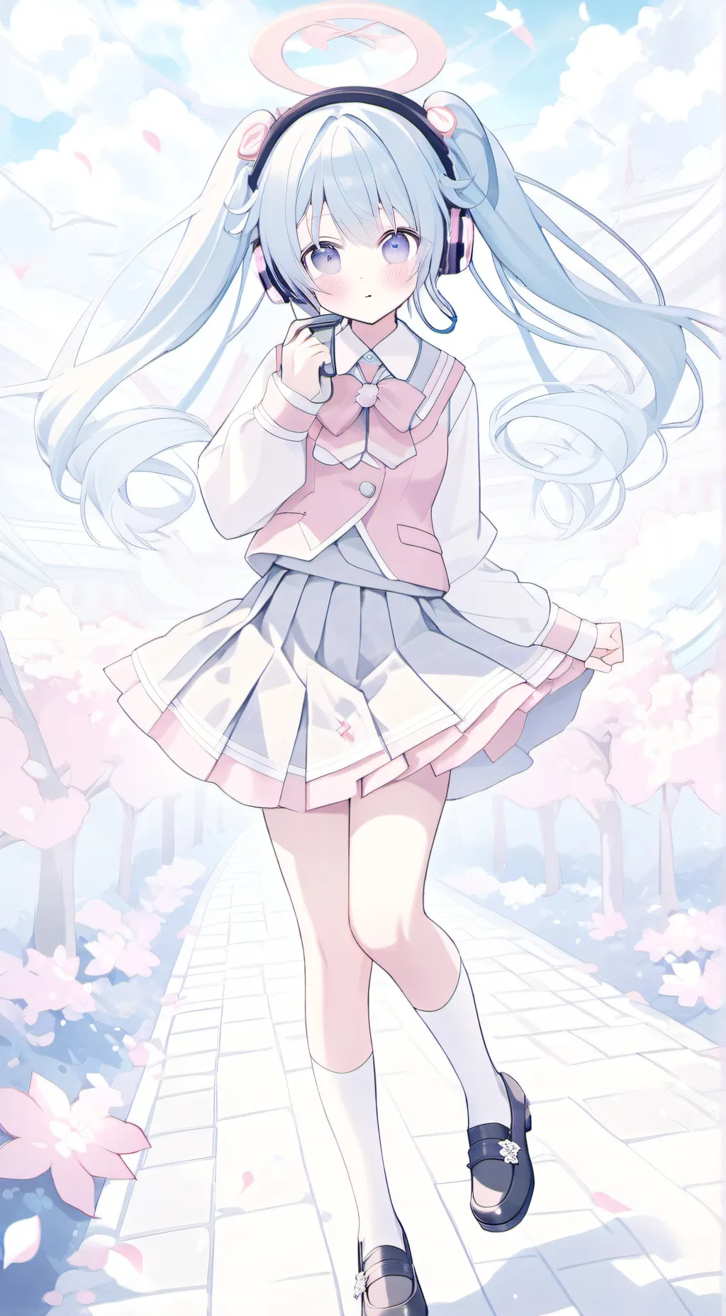 ai character: Miku background