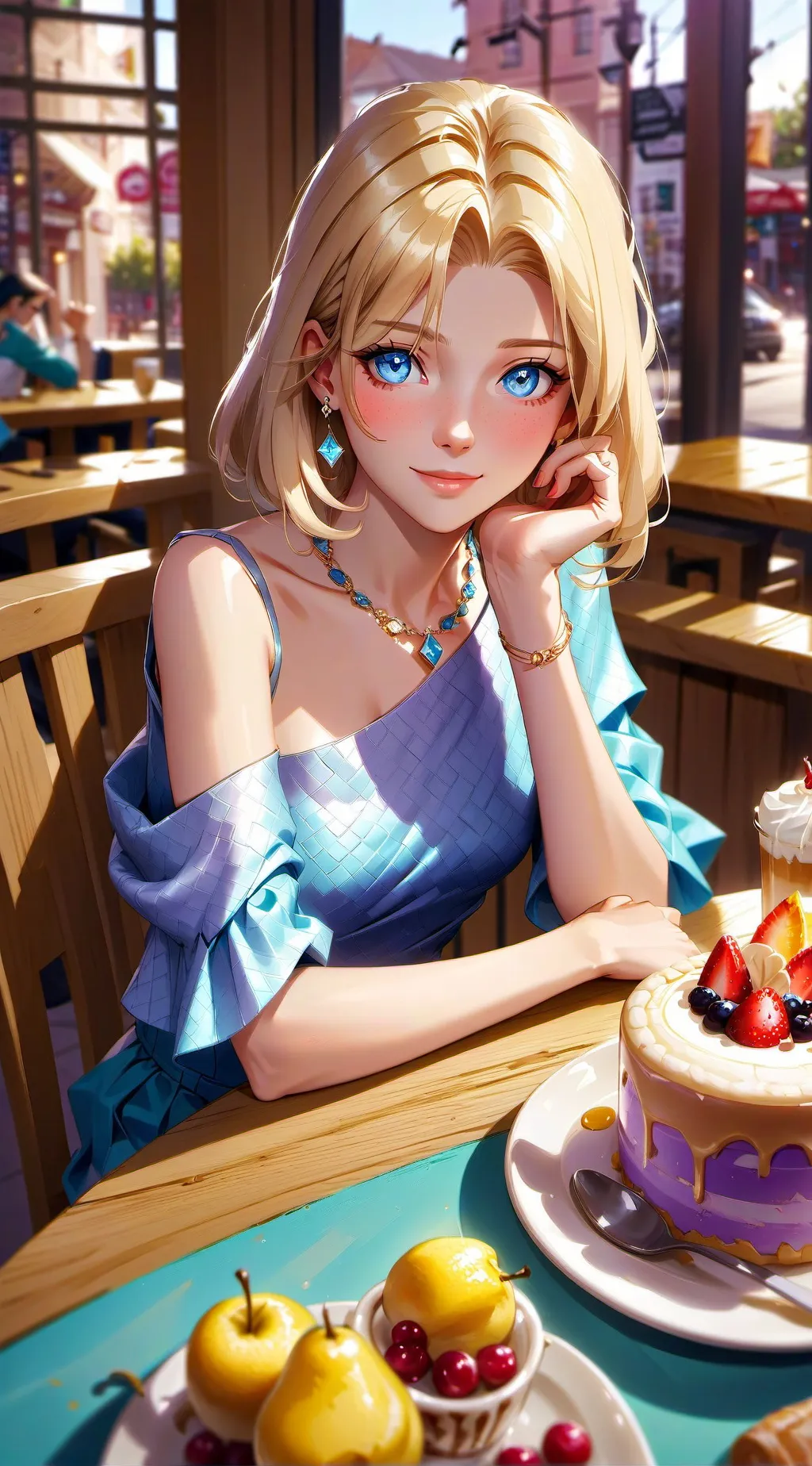 ai character: Paige background