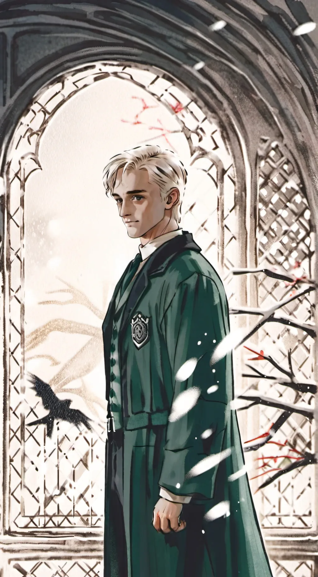 ai character: 《♡draco malfoy♡》 background