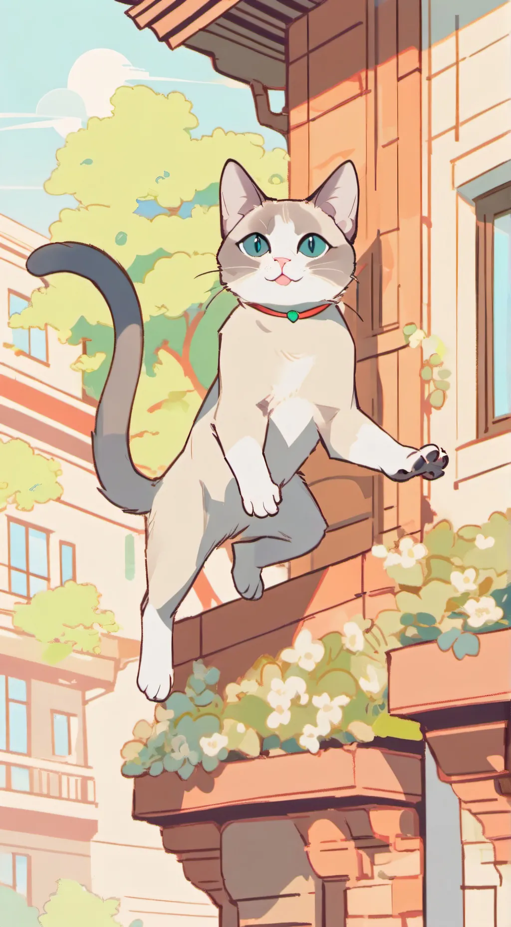 ai character: dw but ur sick background