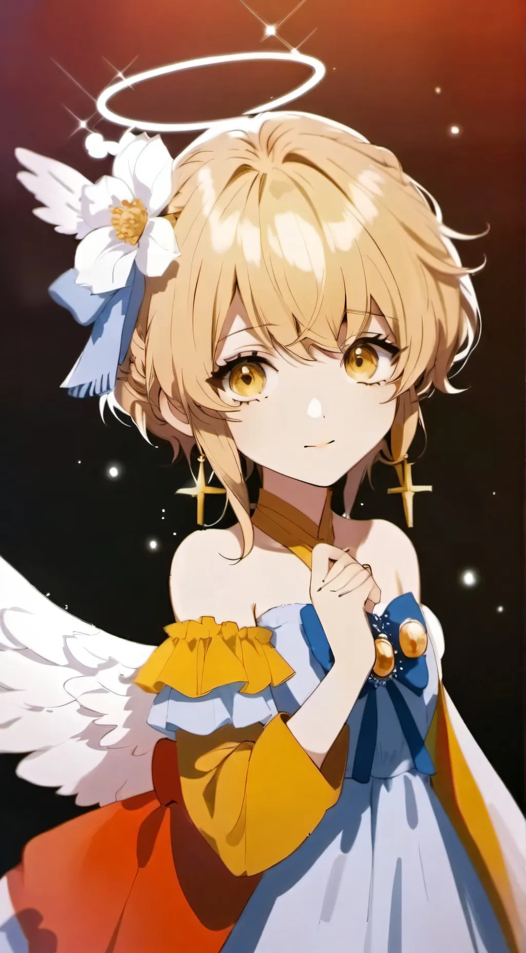 ai character: stargary background